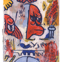 Worm Day - Risograph Painting Collection Patrick Kyle 2025 - Thumbnail 2