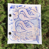 Worm Day - Risograph Painting Collection Patrick Kyle 2025 - Thumbnail 4