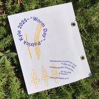 Worm Day - Risograph Painting Collection Patrick Kyle 2025 - Thumbnail 9