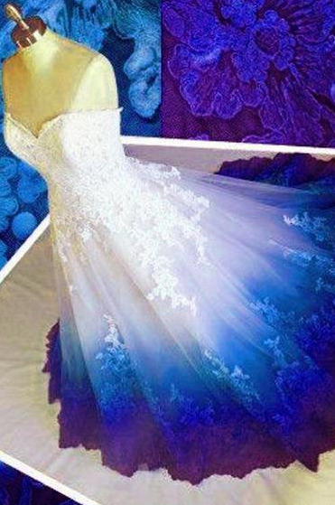 Sweetheart Mermaid Long Prom Dresses with Lace Applique