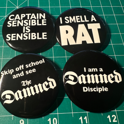 The damned pin badge