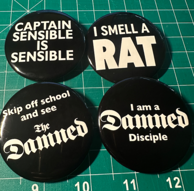 The Damned Pin Badge