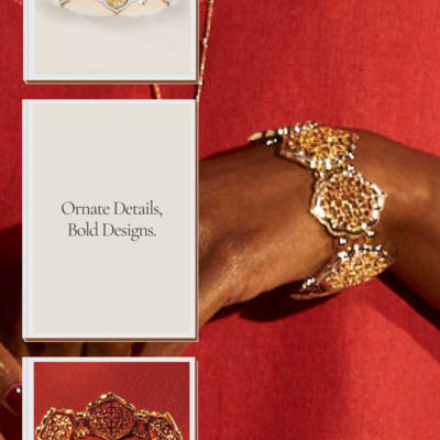 Arabesque elegance stretch bracelet - final sale