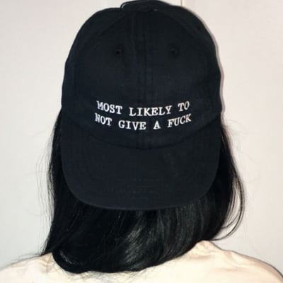 Free shipping-most likely not give a f**k cap