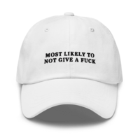 Free Shipping-MOST LIKELY NOT GIVE A F**K CAP - Thumbnail 4