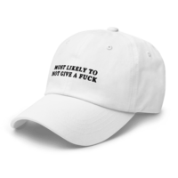 Free Shipping-MOST LIKELY NOT GIVE A F**K CAP - Thumbnail 5