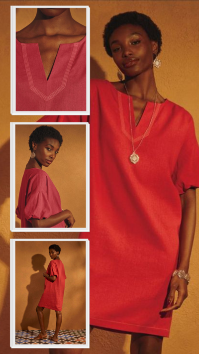 Puff Sleeve Dress - FINAL SALE