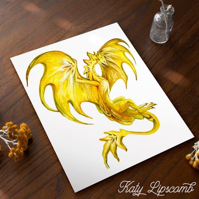 Starfruit dragon - print