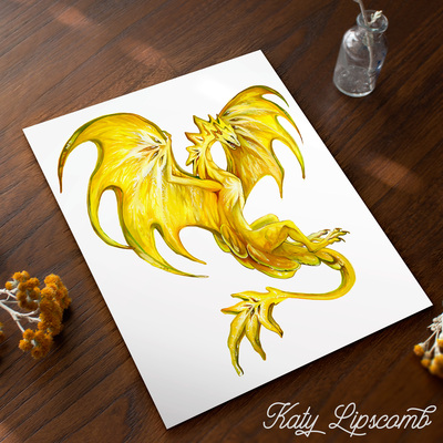 Starfruit Dragon - Print