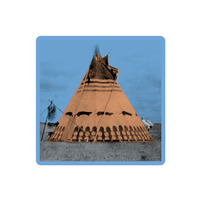 Pow Wow Vinyl Sticker - Thumbnail 1