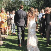 Elegant V Neck Lace Mermaid Wedding Dresses - Thumbnail 1