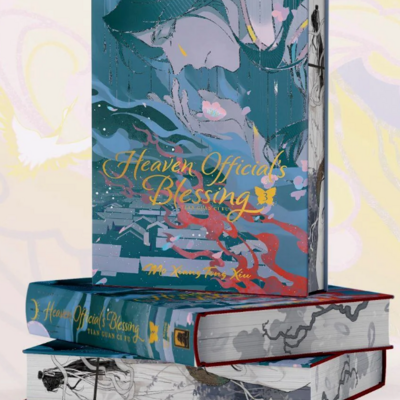 Signed copy of heaven official's blessing: tian guan ci fu (hard-cover) vol. 3 by jacob eiseman (english va for wind master shi qingxuan)