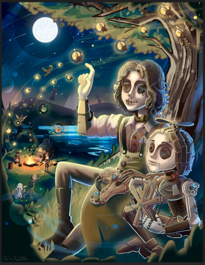 Signed Matthias & Louis (Lignarius) Print Signed by (ENG VA: Jacob Eiseman & Rachel Lapore) HOLO Print! + Signing Video