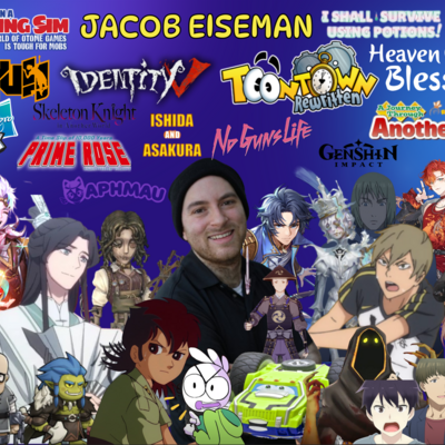 Signed collage print of jacob eiseman