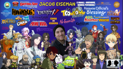 Signed collage print of Jacob Eiseman