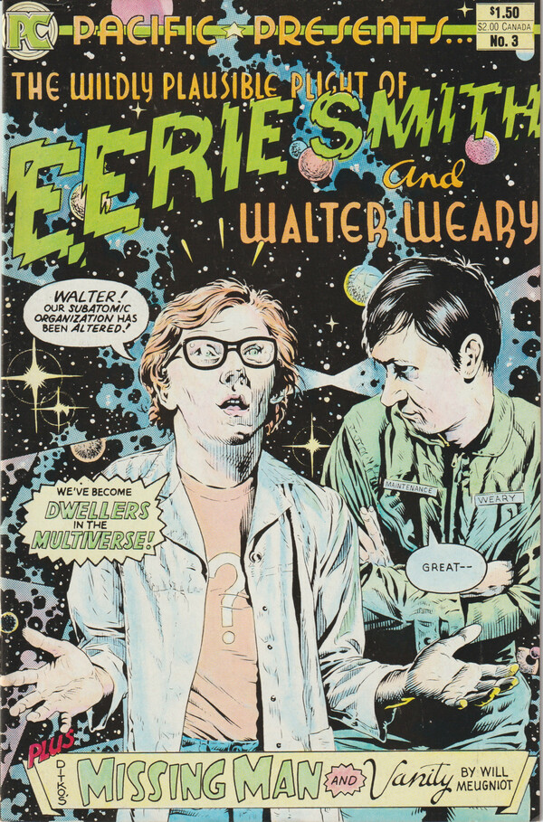 Pacific Comics starter set of 8 comics Silverheels Vanity Captain Victory Skate Man