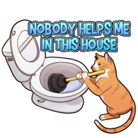 Toilet Cat - Thumbnail 1