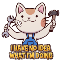 Professional Cat Sticker - Thumbnail 1