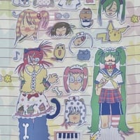 otaku sticker sheet - Thumbnail 1