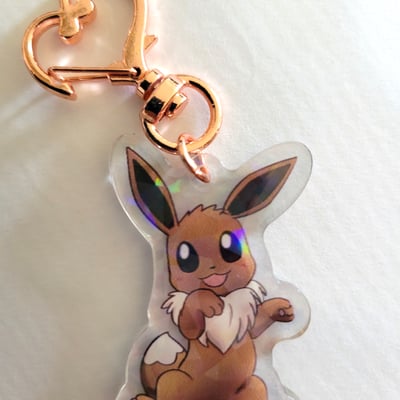 Eevee & shiny eevee charm