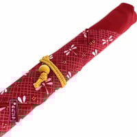 Japanese Cotton Chopstick Sleeve – Red Dragonfly Pattern (MCC0004-12-RE) - Thumbnail 2