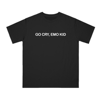 Free Shipping-GO CRY,EMO KID TEE - Thumbnail 1