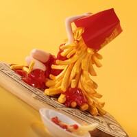 Bishoujo ArTToy by Weartdoing "Sleeping Beauty-Fries Fairies-Classic Ketchup"  - Thumbnail 3