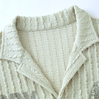 BAND GIRL CABLE TEXTURE CUBAN SHIRT - Thumbnail 2