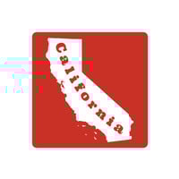California Vinyl Sticker - Thumbnail 1
