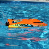 Pro-Boat PRB08031V2T1 2.4Ghz RTR 12 Inch Self-Righting Jet Jam Pool Racer RC Boat  - Thumbnail 6