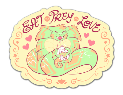Eat Prey Love sticker