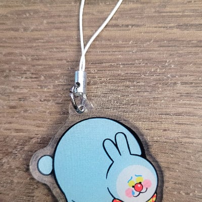 Clown chubby bunny charm