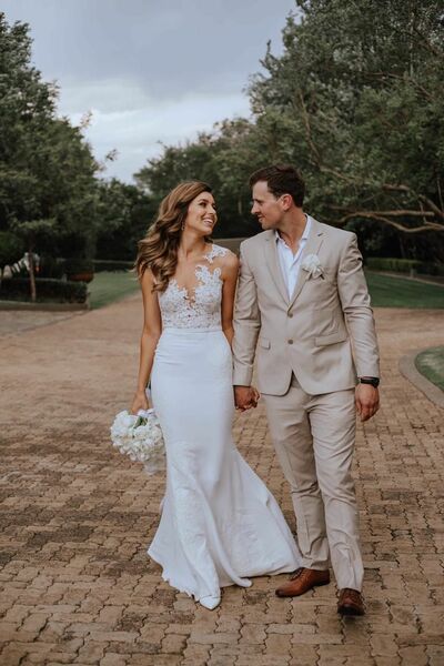 Elegant Wedding Dress, Mermaid Lace Bridal Dress Bridal Gown