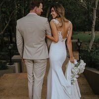 Elegant Wedding Dress, Mermaid Lace Bridal Dress Bridal Gown - Thumbnail 1