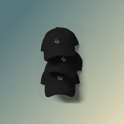 Outer space photograph baseball cap black