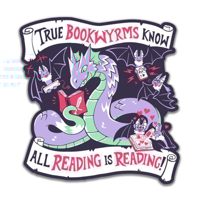 Bookwyrm sticker