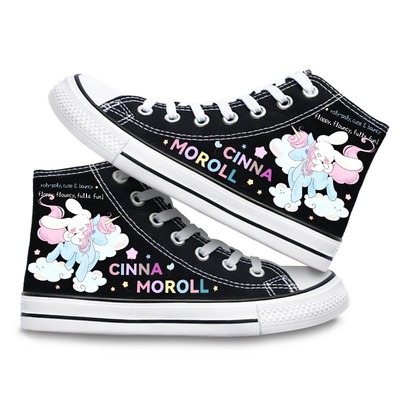 Cinnamoroll unicorn print high top sneakers