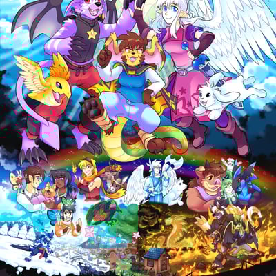 Slightly damned's 20th anniversary poster