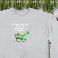 PLEASE RESPECT THAT I AM CHRONICALLY ONLINE SWEATSHIRT - Thumbnail 2