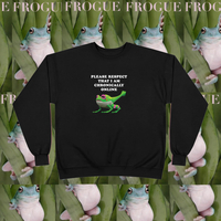 PLEASE RESPECT THAT I AM CHRONICALLY ONLINE SWEATSHIRT - Thumbnail 3