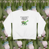 PLEASE RESPECT THAT I AM CHRONICALLY ONLINE SWEATSHIRT - Thumbnail 6