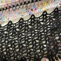 Starlight Shawl: Bubblegum Graffiti, Beaded - Thumbnail 6