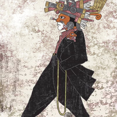 Xochipilli/pachuco art print