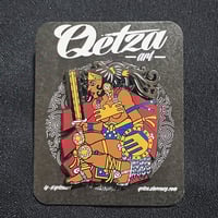 WW/Hueycihuatl/Mujer Maravilla 2" Enamel Pin - Thumbnail 2