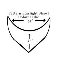 Starlight Shawl: Indie, Beaded - Thumbnail 5