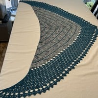 Starlight Shawl: Reclaimed Driftwood, Beaded - Thumbnail 3