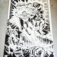 Superman/Jesus Team-Up pinup - Thumbnail 1