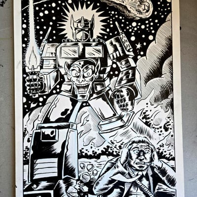 Optimus overdrive pinup