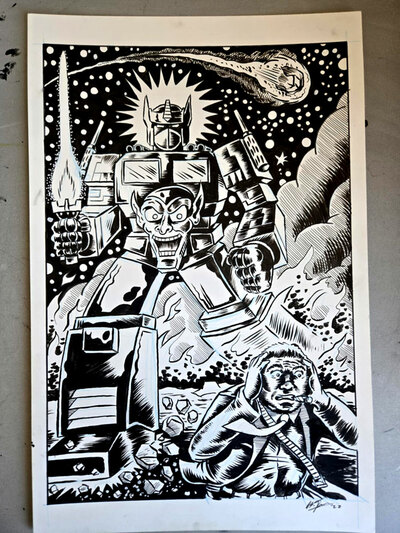Optimus Overdrive pinup