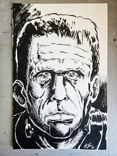 Frankenstein Pinup